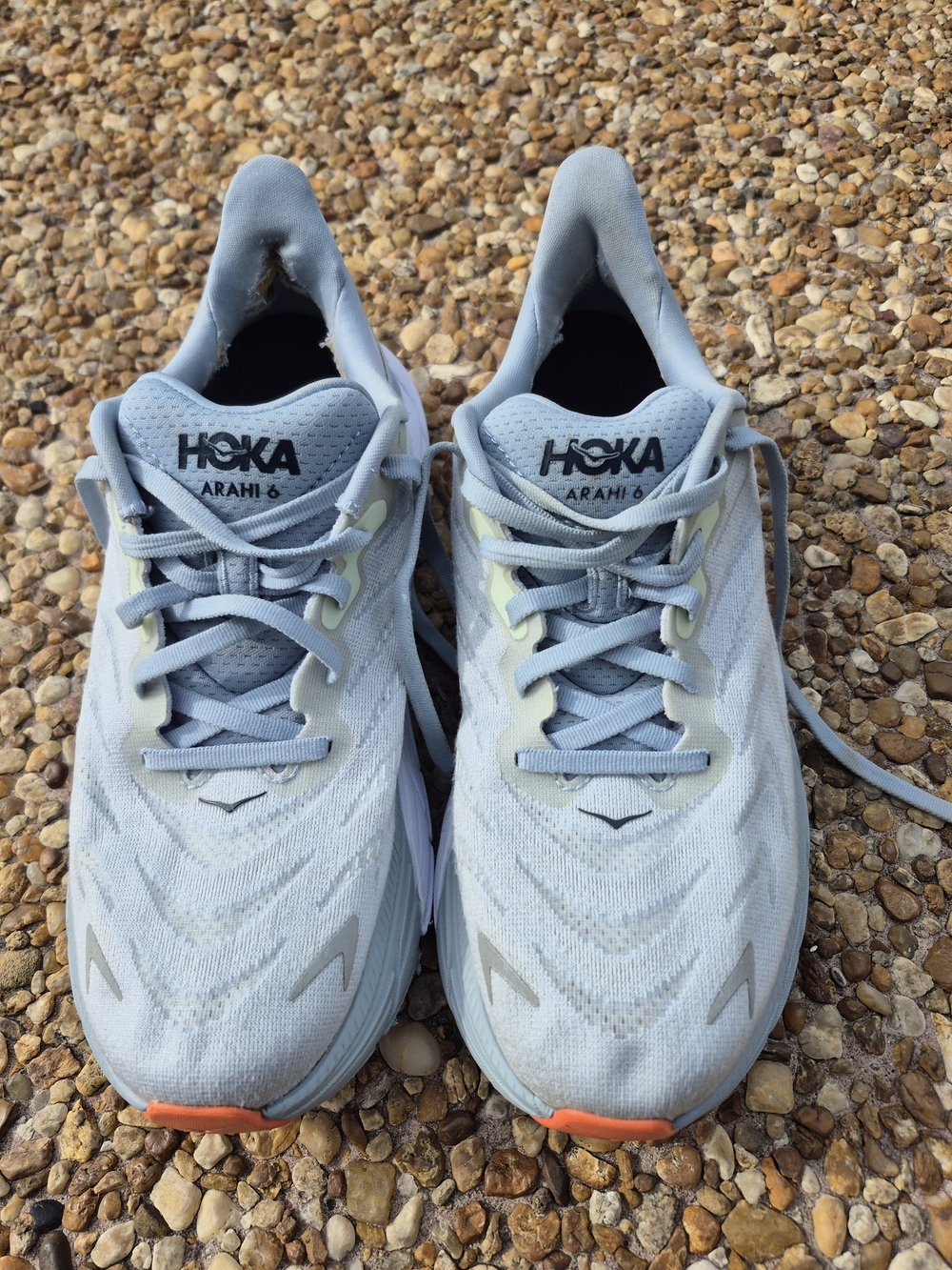 HOKA Arahi 6 Light Blue Running Shoes